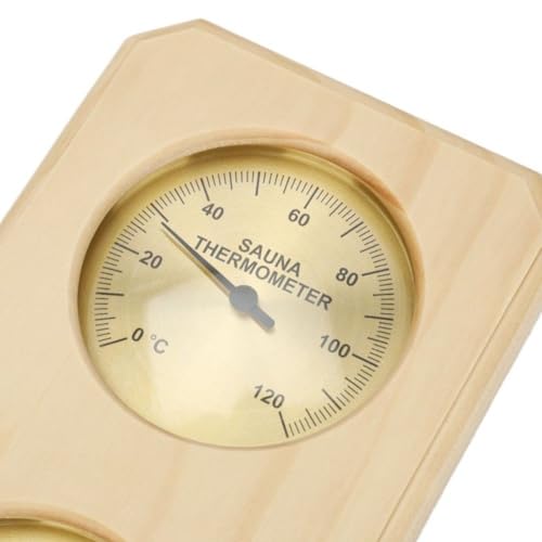 Thermo-hygromètre en métal pour sauna robuste durable