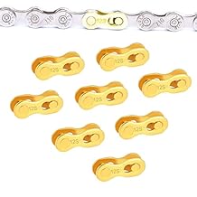8 Pairs Bicycle Missing Link, 6/7/8/9/10/11/12 Speed Bike Chain Connector Lock Set, MTB Road Bicycle Connector for Quick Master Link Joint Chain pin 10 Speed, 8