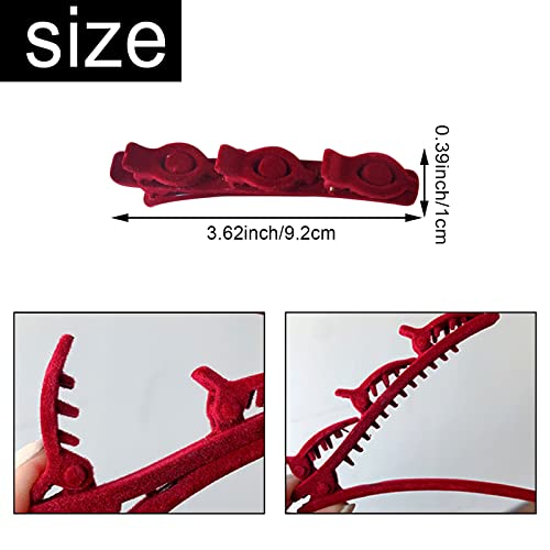 12 Pack Braided Hair Clips For Women Double Retro Layer Twist Plait Clip Hair Flocking Texture Braided Hair Clips Multi-Layer Hollow Woven Hairpin Hair Accessories For Women And Girls #TOP1