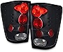 AKKON - For 04-12 Titan A60 Pickup Truck Rear Black Bezel Tail Lights Brake Lamps Replacement Pair