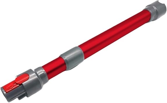 Telescopic Rod Extension Tube,Compatible for Dyson,V7 V8 V10 V11 V15 Handheld Vacuum Cleaner Extension Tool Accessories Spare PartsRed