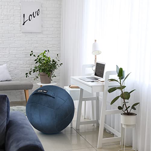 Cooldot Yoga Ball Pilates Ball Seat Chair Home Office Includes Indoor Exercise Ball And Inflator (75Cm, Blue) #TOP5