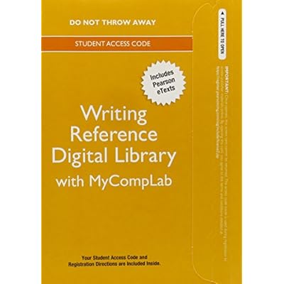 MyLab Composition with Digital Library -- Standalone Access Card -- Writing Reference Collection