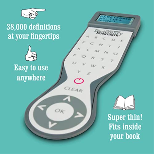 IF Electronic Dictionary Bookmark Single Language Definitions - English, Grey - Image 2