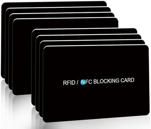 AYAIM 4-8 Pack RFID Blocking Card, safe card for wallet, NFC Debit Credit Card Passport Protector,Entire Wallet Protection Blocker Set for Men & Women