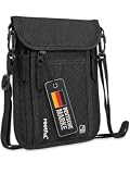 rootful.® Brustbeutel mit RFID-Schutz [HOCHWERTIGE] Brusttasche Umhängebeutel für maximale Sicherheit | Schultertasche für Smartphone, Reisepass, Geldkarten, Bargeld UVM. | Deutsche Markenqualität