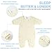 LAKALA Infants Transition from Swaddle: Sleepsuit/Wearable Blanket for Baby/Baby Sleepsuit - Yellow - 6-9 Months