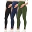 3pack Ink Black/Navy Blue/Army Green