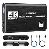 Loop-Out 4K senza latenza: Gioca sul monitor 4K durante lo streaming in 1080p senza sacrificare le prestazioni. L'acquisitore video hdmi con uscita loop-out ti consente di sperimentare il tuo gioco con la massima qualità e zero latenza, assicurando di non perdere un singolo dettaglio cruciale durante l'azione.