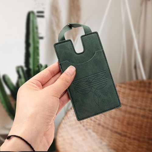 Fashion Leather Wallet,Western Boot Wallet With Snap Strap,Mini Portable Card Package,Handcrafted Credit Card Holder (Tawny,Pu)3