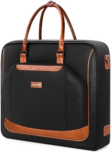Premium Garment Bag for Travel with Wet-Dry Compartment, Adjustab...