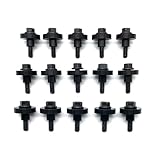 Region Offroad 4.0L Valve Cover Torque Limiter Sleeves and Bolts Compatible with Jeep Wrangler TJ Cherokee XJ Grand Cherokee ZJ WJ (Black)