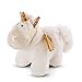NICI 46372 Angelia 13cm – Animali Giocattolo, Ragazzi e Bebè – Morbido Peluche per i Giochi e Le Coccole – Unicorni di pezza – Theodor & Friends, Bianco/Oro, Colore, 13 cm
