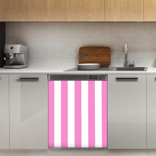 Panel frontal magnético para lavavajillas reutilizable con rayas 53x66cm 4