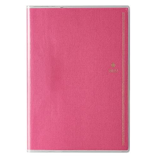 能率 王様のブランチ×ペイジェム 手帳 2022年 B6 ウィークリー レフト チェリーレッド 2245 (2021年 12月始まり)のサムネイル