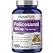 Policosanol 100mg 180 Veggie Capsules (Non-GMO & Gluten Free) Supports Lower Cholesterol, Supports Healthy Circulation - 50mg per Caps