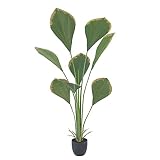 Phimos Artificial Palm Plant Fake Tropical Palm Tree, Faux Plants in Pot for Indoor House Home Offic