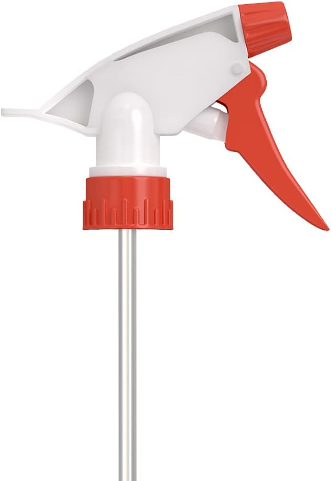 Plastic Spray Bottles with Sprayers - 32 oz Empty Spray Bottles for Cleaning Solutions, Plant Watering, Animal Training and More - No Clog & Leak Proof Heavy Duty Spray Bottles with Sprayers - 4 Pack