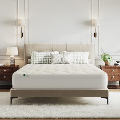 Novilla Sobrecolchón Peluche 80x190cm, Suave y Cálida, Relleno de Fibra Premium, Agradable a la Piel, Cubrecolchón Afelpado con Bolsillo Profundo Elástico de 30cm, Lavable a la Máquina, Blanco