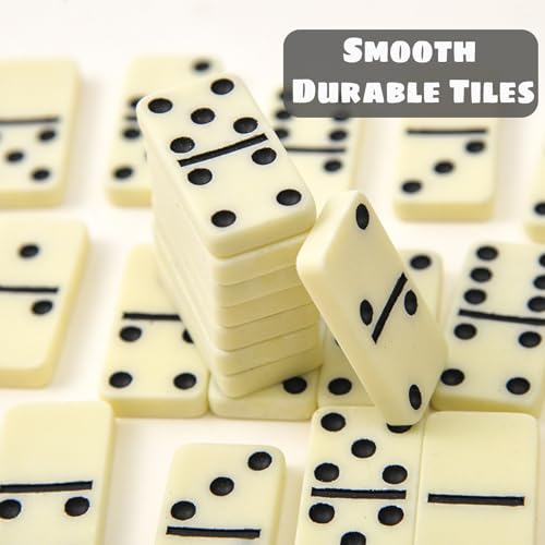 Juego de Dominoes para Adultos con Estuche Compacto miniatura 7