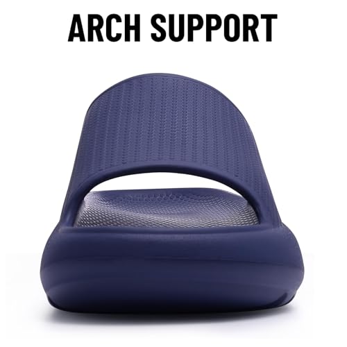 Image of Comwarm Cloud Slide Sandals for Women Men Ultra Comfort Recovery Pillow Slippers Soft Summer Beach Shoes with Low Arch Support