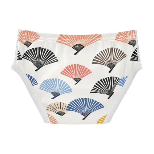 KLL Hand Drawn Cute Japanese Fans Little Boys Comfort Underwear Breathable Children Panties2