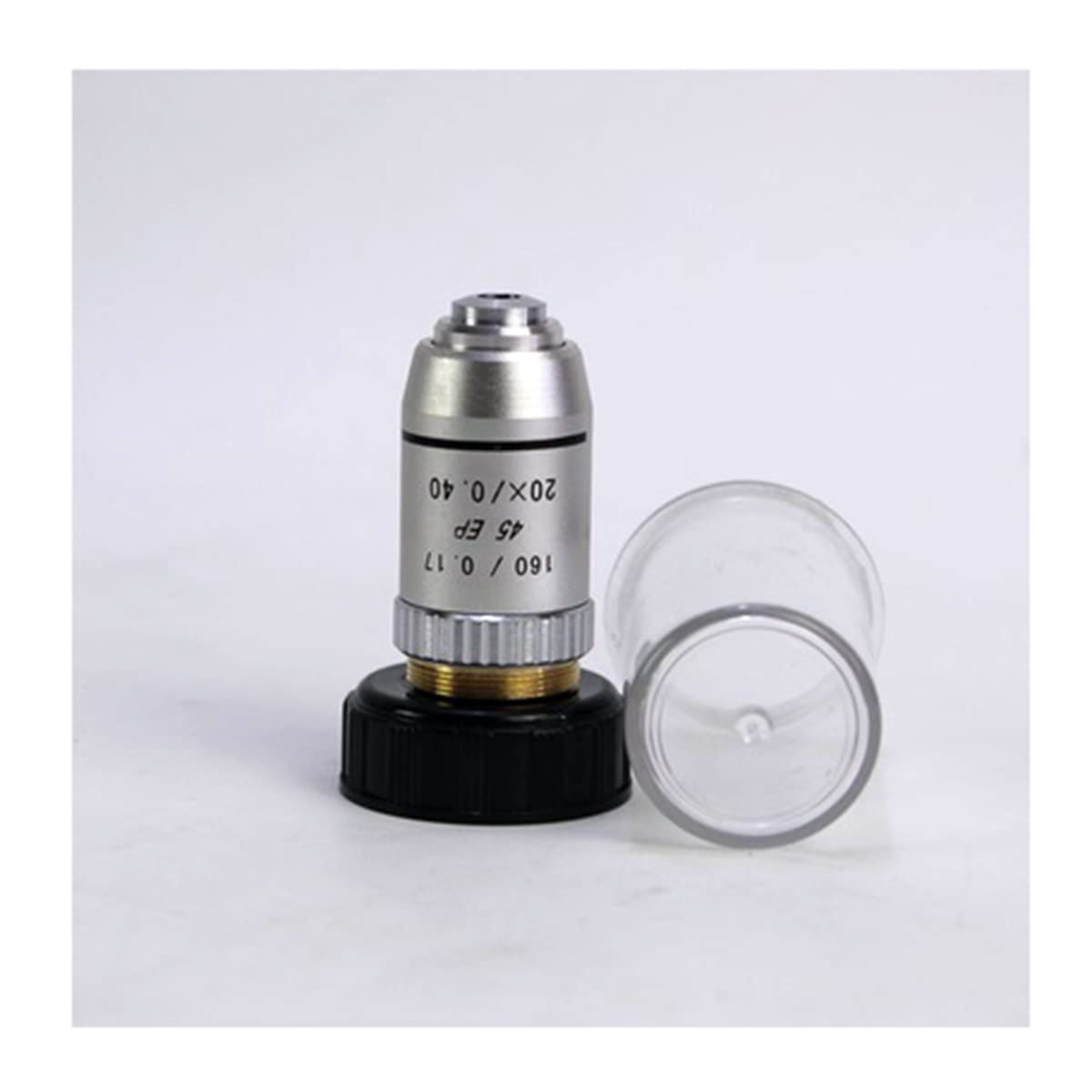 Lab Microscope Accessories Semi Plan Achromatic Objective Lens 4X 10X 40X 60X 100X 160/0.17 for EP Microscope Objectives Lens(20X)