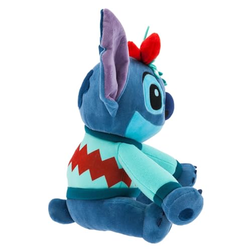 image for Disney Store Official Lilo & Stitch Official Holiday Plush - Festive S