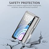 YealRed Etui kompatybilne z Huawei Band 11 Pro, twardy futerał PC ochraniacz ekranu ze szkła hartowanego, pełna ochrona przed zarysowaniami do Huawei Band 11 Pro - przezroczyste