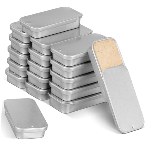 BESPORTBLE Caja De Bálsamo De 18 Piezas Contenedor De Cosméticos Cajas De Ungüento Latas Vacías Para La Noche Latas Pequeñas Con Tapa Latas Con Tapa Latas De De Boda Latas De