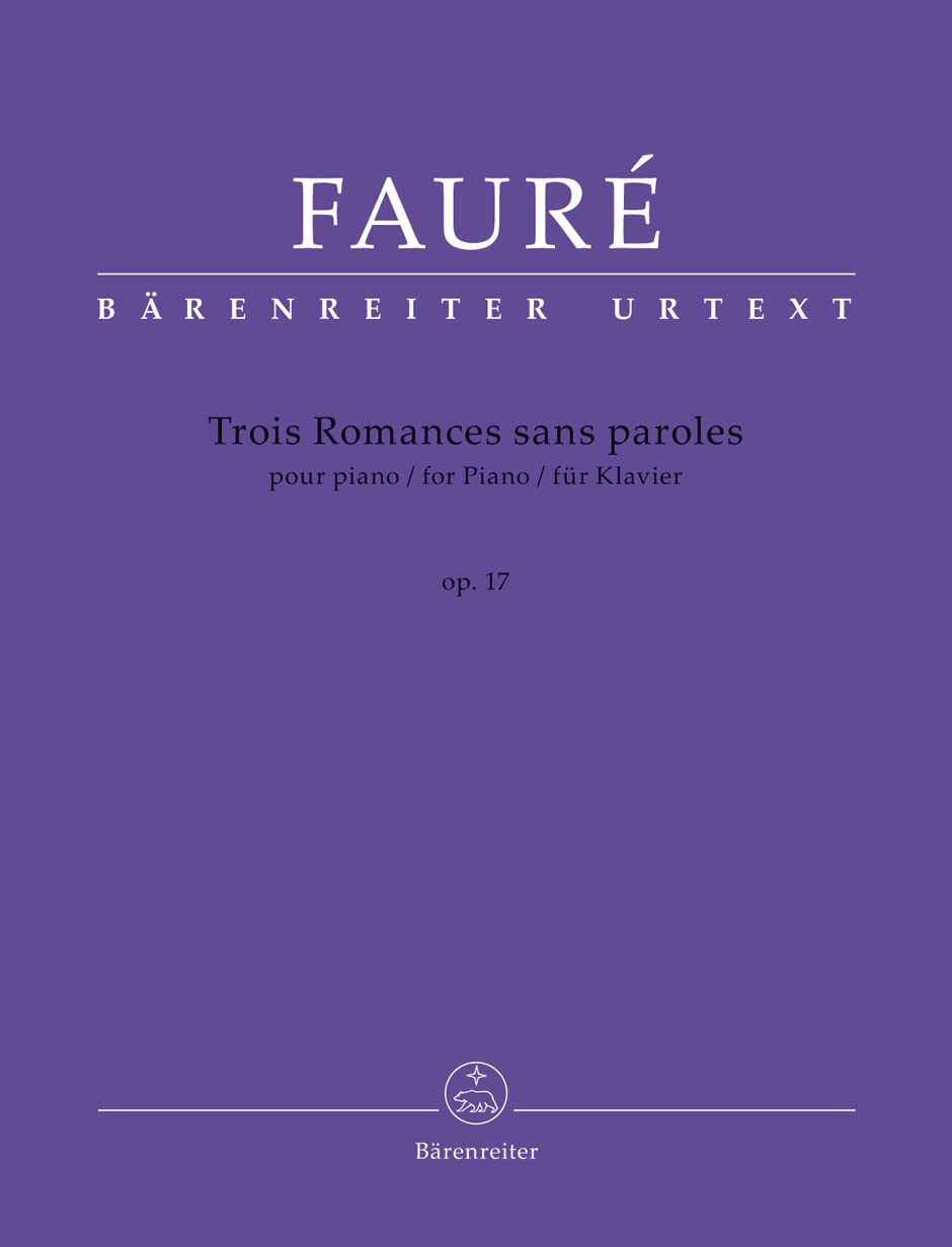 Trois Romances sans paroles für Klavier op. 17