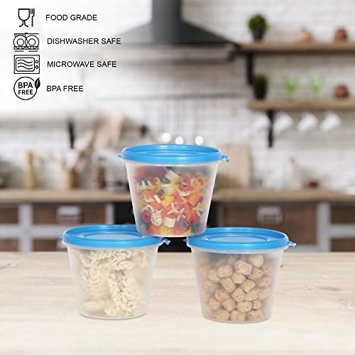 Image of Cutting EDGE Nesterware Food Storage Container for Pulses, Sugar, Tea, Cereals - 1L (Blue, 3)