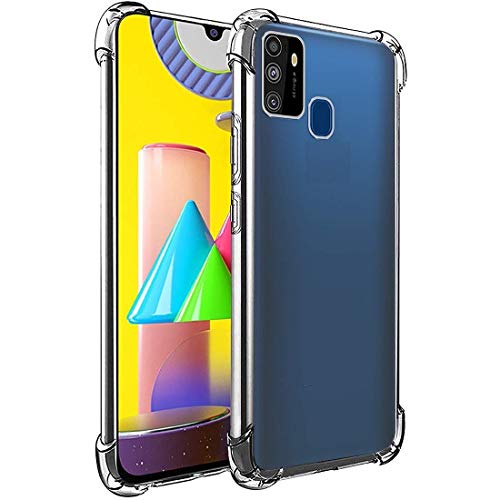 Image of COVERBLACK Rubber Silicone Back Cover for Oppo A53 - Transparent