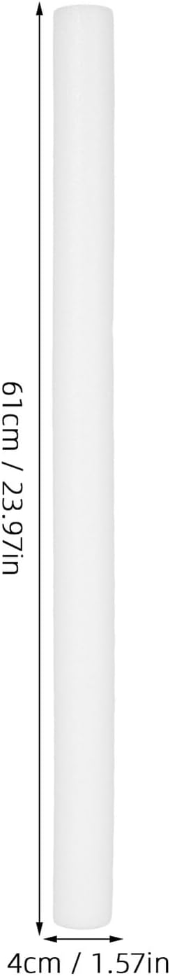 10pcs Foam Liners Packing Inserts Solid Pearl Cotton Rods 4cm Diameter 61cm Length Multi-use Cushioning Foam for Shipping and Packaging Supplies