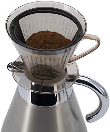 Westmark Permanent Coffee Filter, For 8 To 12 Cups Of Coffee, Filter Size 4, Stainless Steel Mesh, Coffee, 24432260