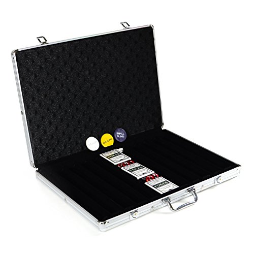 Nexos Pokerkoffer leer + Poker Zubehör für bis zu 1000 Pokerchips