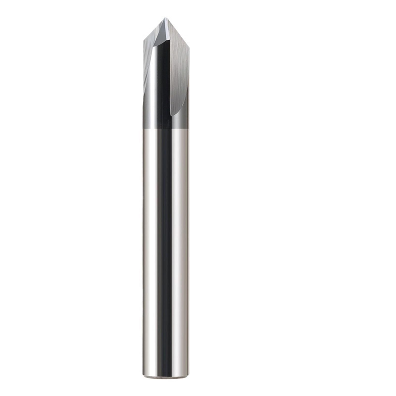1 sztuk HRC66 3 flety frez do fazowania 60 90 120 stopni frezy CNC grawerowanie narzędzia frezarskie(D8x60x60Angle-3F)