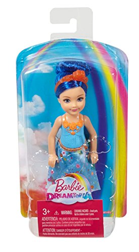 Muñeca Barbie Dreamtopia Rainbow Cove Sprite Azul miniatura 3