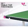 Butterfly Compact 16 Ping Pong Table | Table Tennis Table | Ships Fully Assembled | Space Saver Ping Pong Table for Your Game Room | Ping Pong Net Set Included