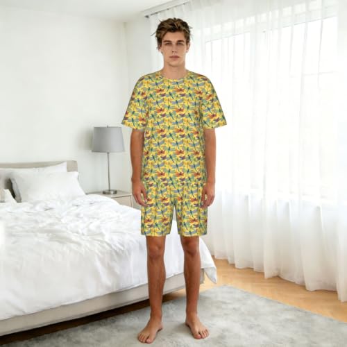 Ensemble pyjama stretch homme imprimé libellule thermorégulateur - 3