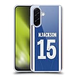 Head Case Designs Officially Licensed Chelsea Football Club Nicolas Jackson 2023/24 Players Home Kit Gel Case [Military Grade Protection] Compatible with Samsung Galaxy A36 5G