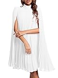 Rooscier Vestido de mujer con cuello alto, talla grande
