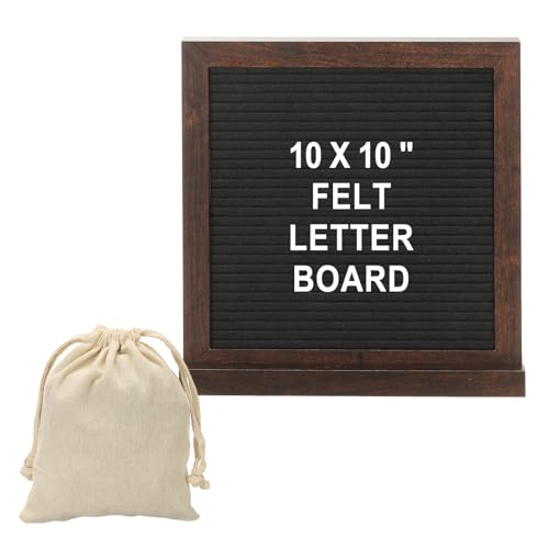 Tableau à lettres en feutre interchangeable avec support pour menu de cuisine et message maison