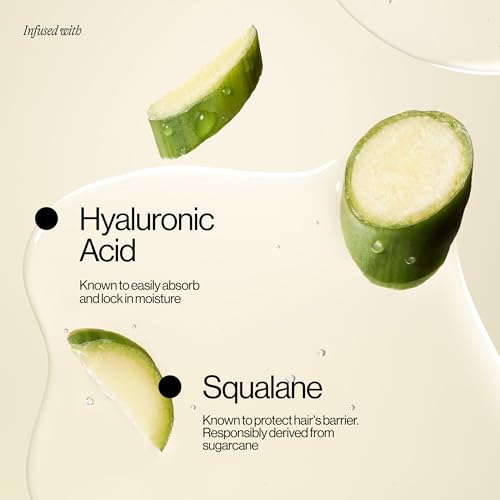 Image of Eva NYC Hydrating Hair Mask for Long-Lasting Hydration - Infused with Hyaluronic Acid and Squalane - Lightweight Hair Treatment for Dry Hair - Jelly Texture Hydrating Mask - Jasmine Scent - 8.4 fl oz