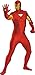 Disguise Marvel Iron Man 3 Bodysuit Mens Adult Costume, Gold/Red, X-Large/42-46