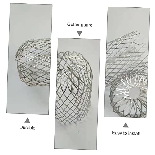 Villful 12 Pcs Filter Screen Mesh Strainer Mesh Gutter Guards Rain Gutters Strainer Gutter Downspout Strainer Leaf Sieve Screen Covers Mesh Leaf Guards Gutters Strainer Drain Pipe Expand #TOP1