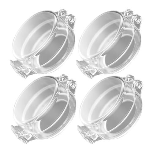 Cabilock 4pcs Childproof Door Knob Covers Safety Locks for Boys and Girls Stove Knob Covers Easy to Install Babyproof Cabinet Locks