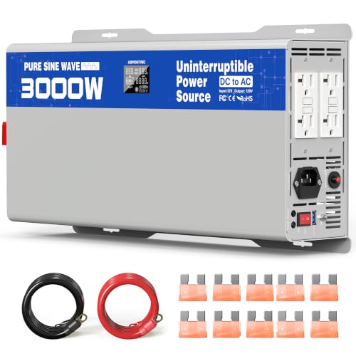 3000W Sump Pump Battery Backup System with LCD