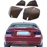 Sekhyna Car Tail Light Lamp Cover for BMW,Rear Tail Light Shell Trim Cover,Rear Lamp Shade Brake Indicator Light Accessories (BMW 3 Series M3 E46 E90 2009-2012 Model, 4PCS