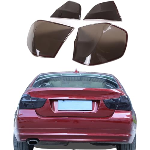 Sekhyna Car Tail Light Lamp Cover for BMW,Rear Tail Light Shell Trim Cover,Rear Lamp Shade Brake Indicator Light Accessories (BMW 3 Series M3 E46 E90 2009-2012 Model, 4PCS